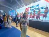 Secretária de Educação de Itaporanga participa do 20º Fórum Nacional dos Dirigentes Municipais de Educação em Salvador.